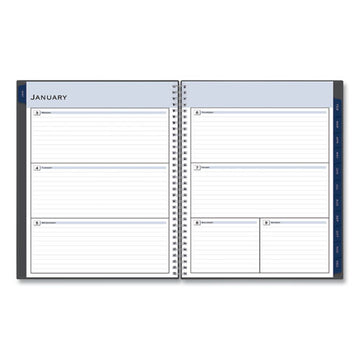 Blue Sky® Passages Weekly-monthly Planner, 11 X 8.5, Charcoal Cover, 12-month (jan To Dec): 2022 freeshipping - TVN Wholesale